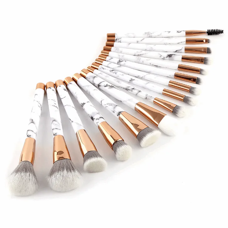 11 sets of marble makeup brush with makeup brush beauty makeup kit 11 makeup brush sets