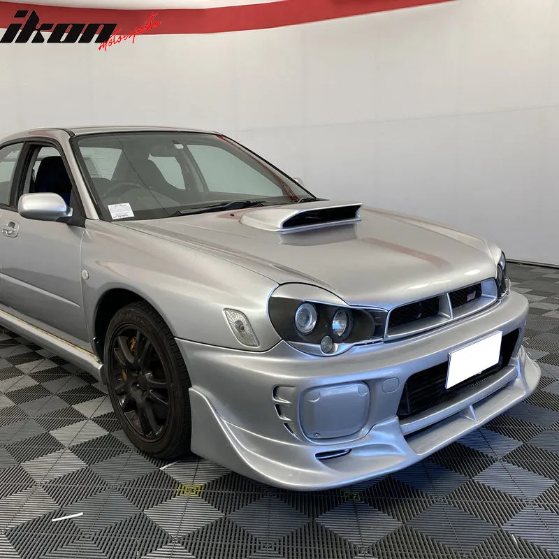 2002-2003 Subaru Impreza WRX Sti CW style Black Front Bumper Lip PU