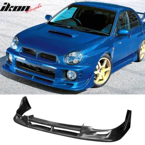 2002-2003 Subaru Impreza WRX Sti CW style Black Front Bumper Lip PU