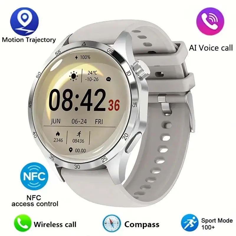 2024 NFC Smart Watch - Advanced GPS & HD Display for Men