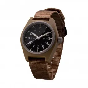 34mm Desert Tan General Purpose Quartz (GPQ) Ballistic Nylon Watch