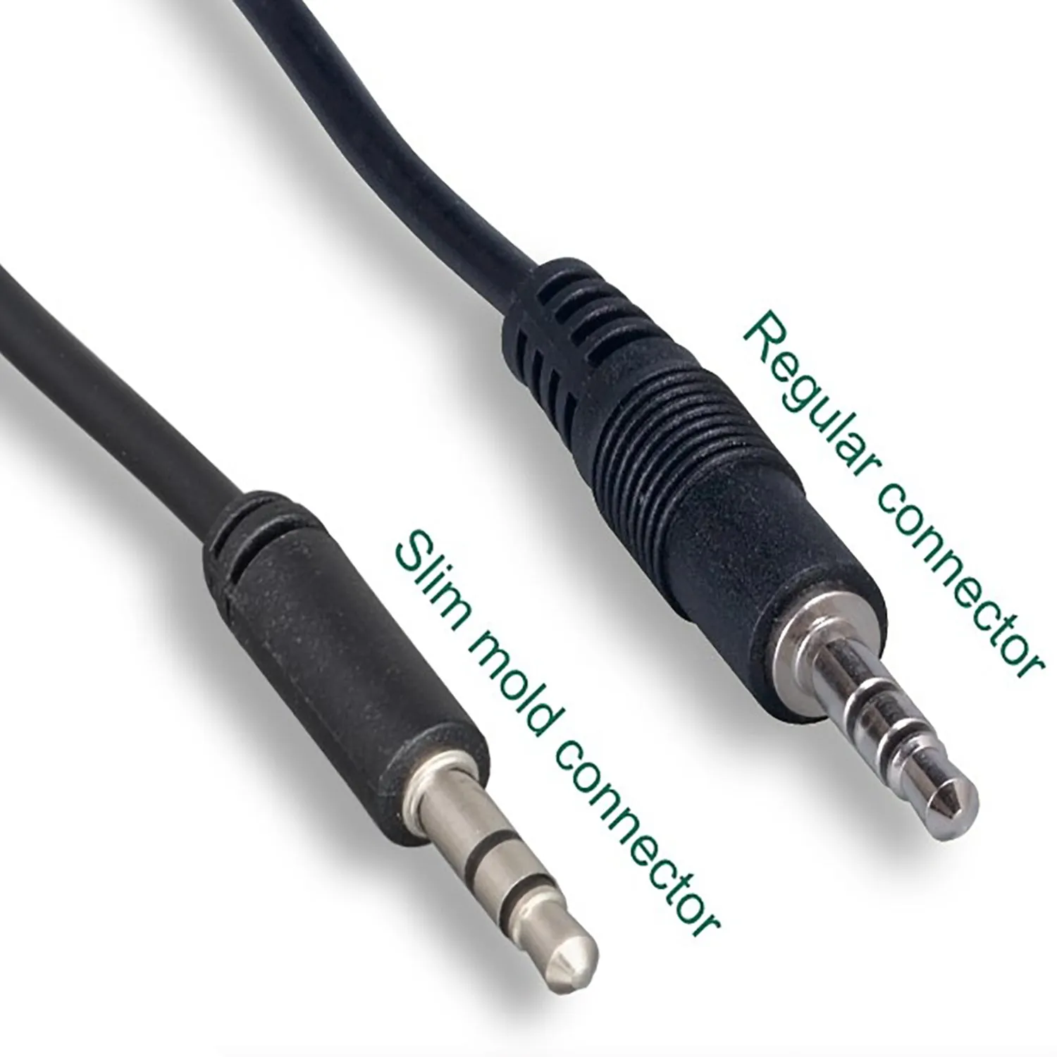 3.5mm Slim Mold Stereo Audio Cable Male to Male