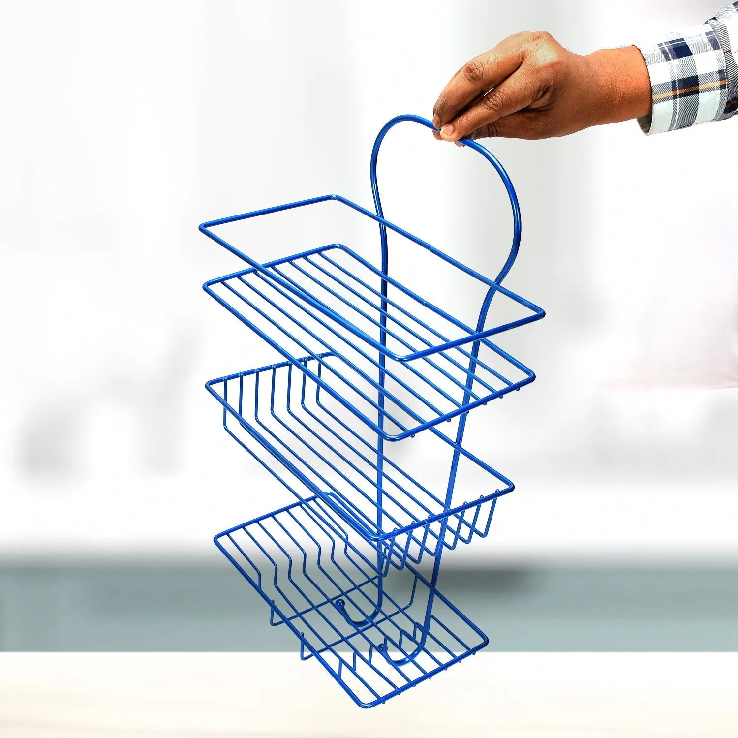 5166 Bathroom Shelf Hanging Shower Caddy Holder 3 layer