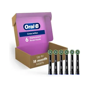 6-Count Oral-B CrossAction Electric Toothbrush Replacement Brush Heads