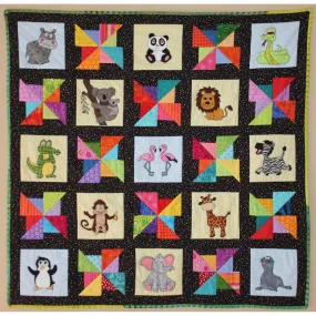 A Day at the Zoo Quilt MSP-102e - Downloadable Pattern