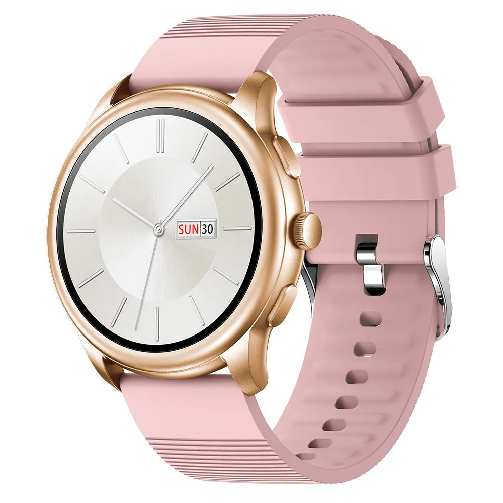 Active Pro Call  Connect Smart Watch Box Set with 3 Band Options Rose Gold