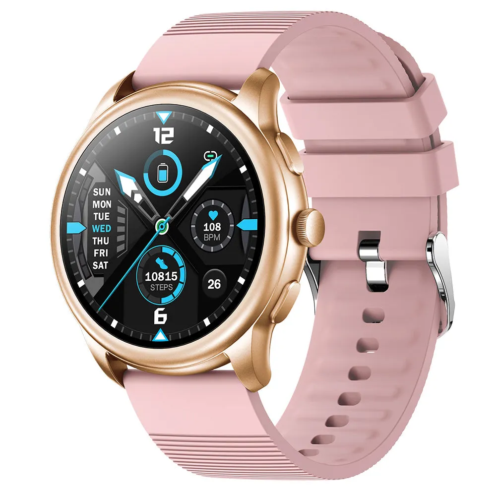 Active Pro Call  Connect Smart Watch Box Set with 3 Band Options Rose Gold