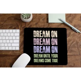 Aerosmith Mousepad - Dream On Typography