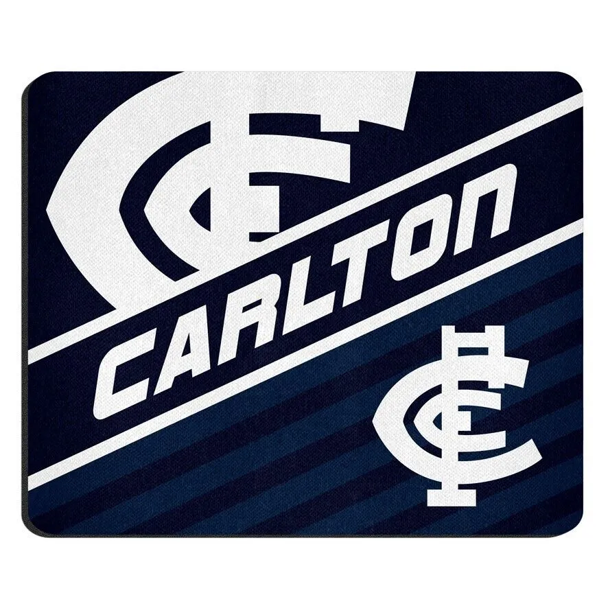 AFL Mouse Mat - Carlton Blues - Mouse Pad - 22cm x 19cm