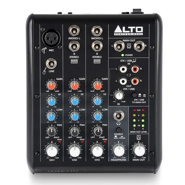 Alto TRUEMIX500XUS 5-Channel Analog Mixer w/USB