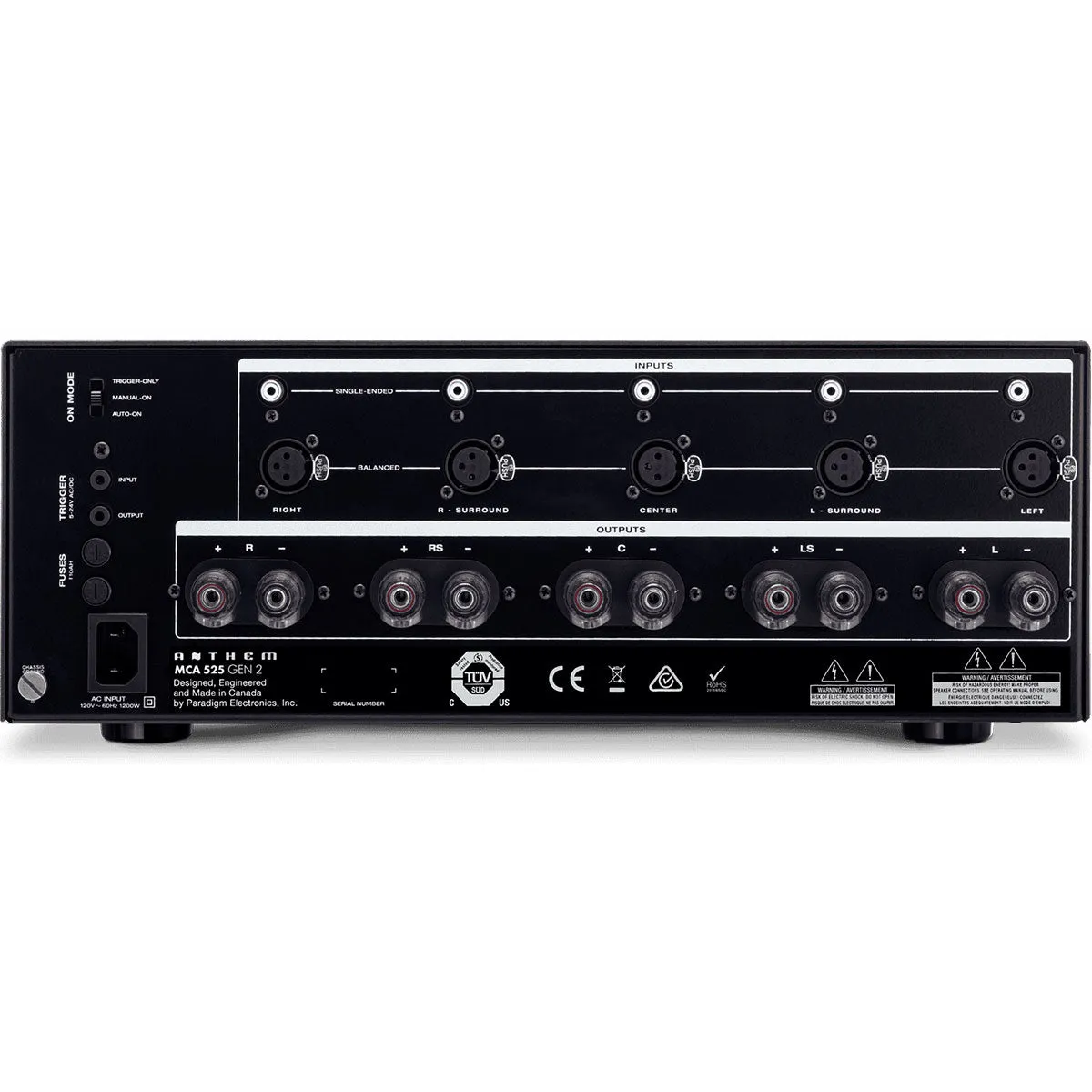 Anthem MCA 525 (Gen 2) 5-Channel Power Amplifier