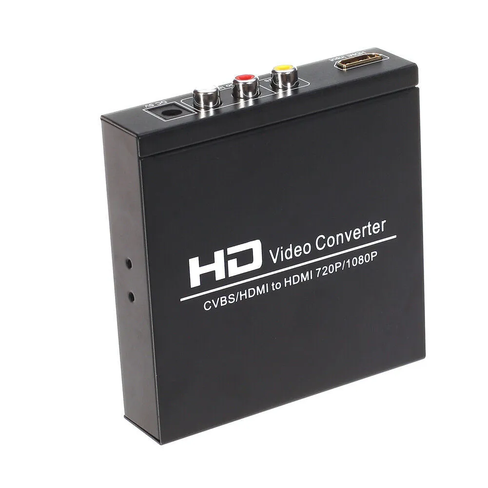 AV / CVBS   HDMI to HDMI 720P / 1080P HD Video Converter - Dual Voltage