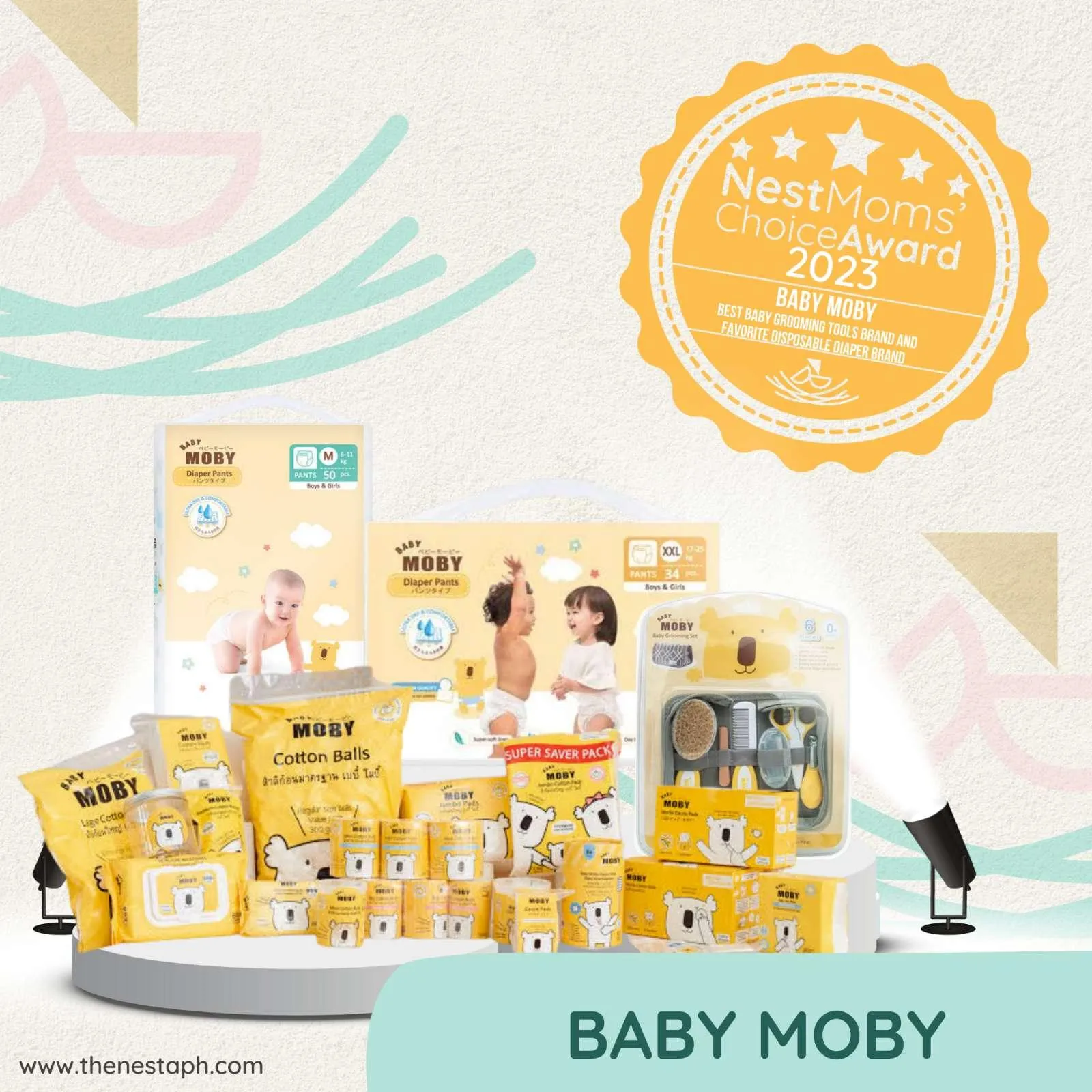 Baby Moby Grooming Kit with Portable Case