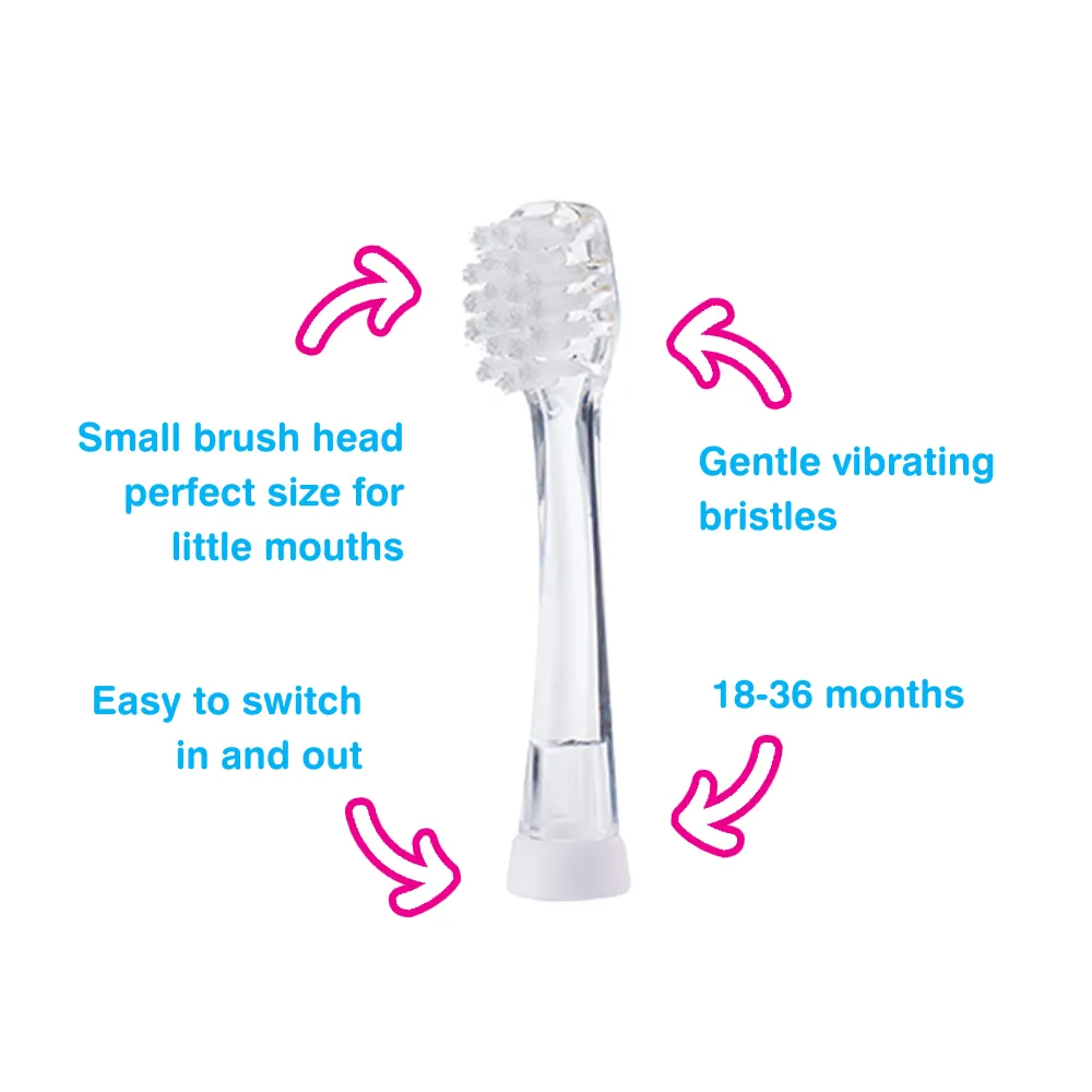 BabySonic® Pink Electric Toothbrush Gift Set