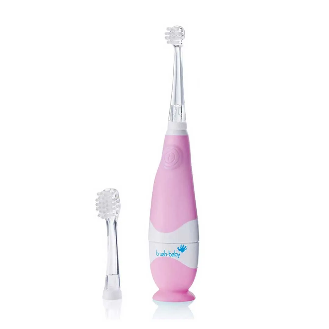 BabySonic® Pink Electric Toothbrush Gift Set