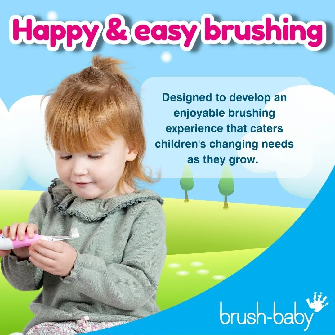 BabySonic® Pink Electric Toothbrush Gift Set