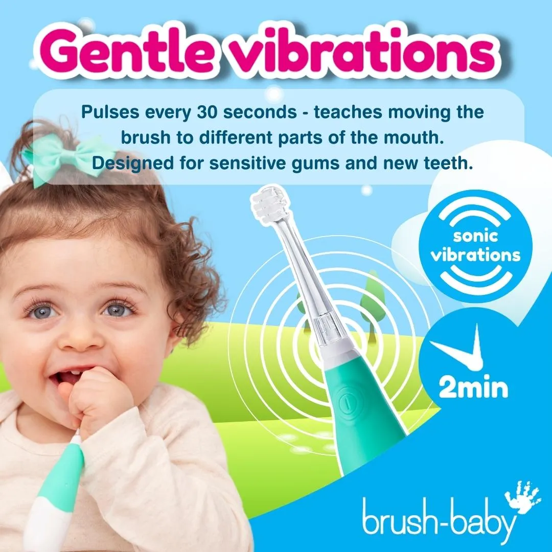 BabySonic® Pink Electric Toothbrush Gift Set