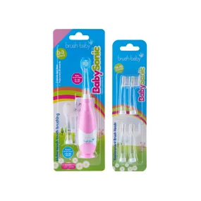 BabySonic® Pink Electric Toothbrush Gift Set