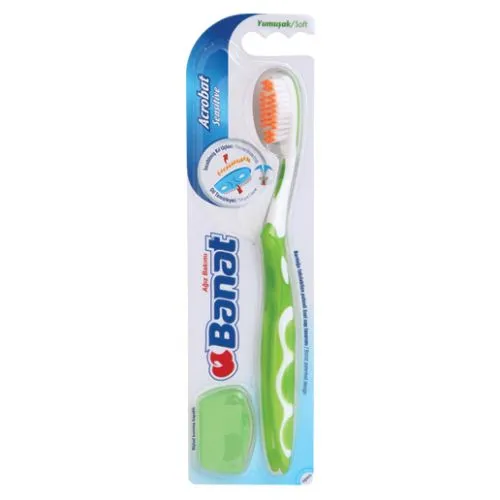 Banat Acrobat Sensitive Soft Toothbrush 1 PC