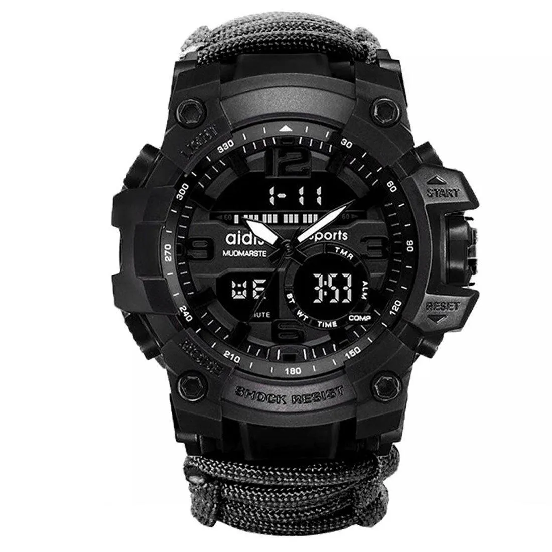 Big Face Military Tactical Watch for Men, Sport Wrist Watch