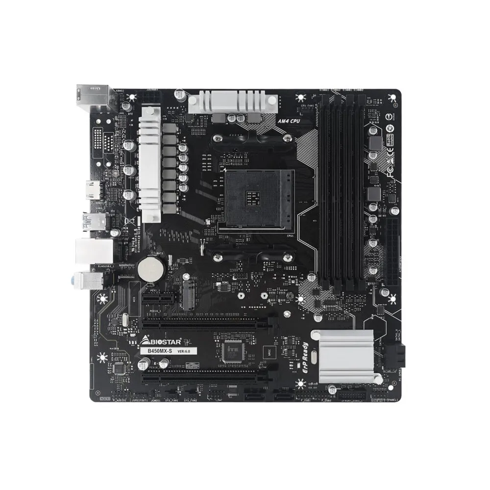 Biostar Motherboard B450MX-S