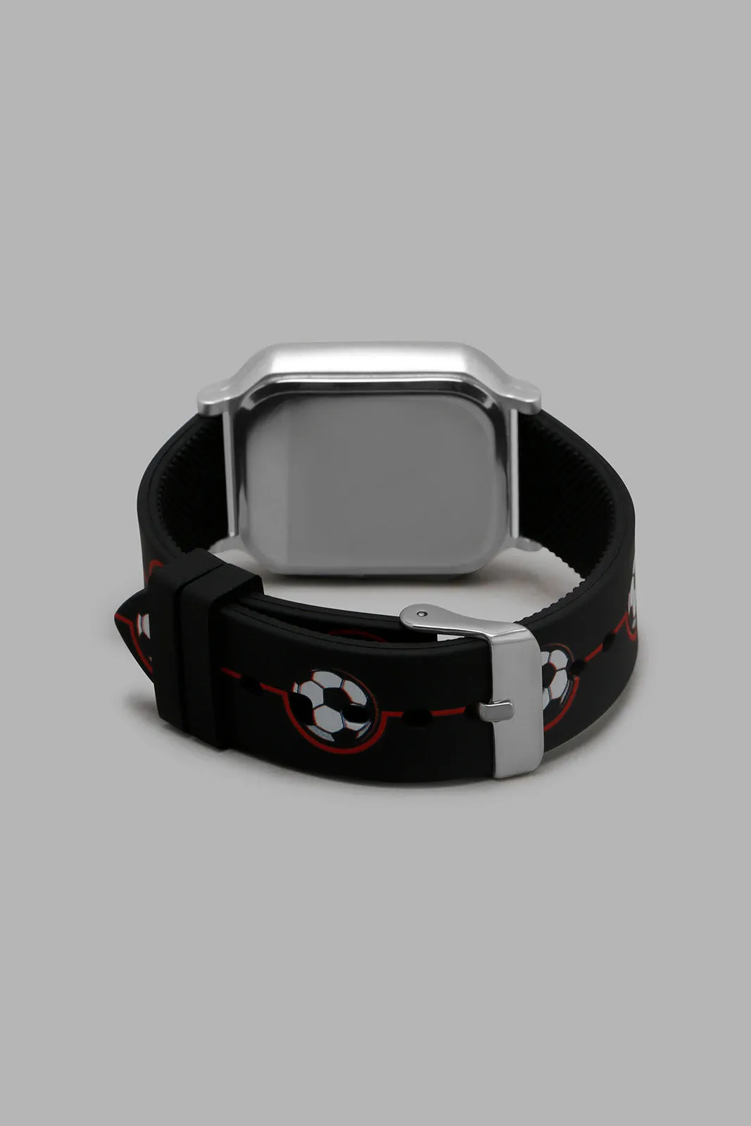 Black Football Digital Watch