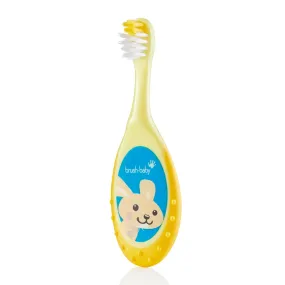 Brush-baby FlossBrush 0-3 yrs (Yellow)