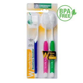 BrushCare Sensitive Extra Soft Toothbrush Triple Pack