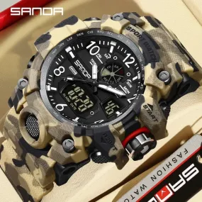 Camouflage LED Digital Watch