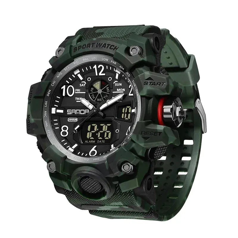 Camouflage LED Digital Watch