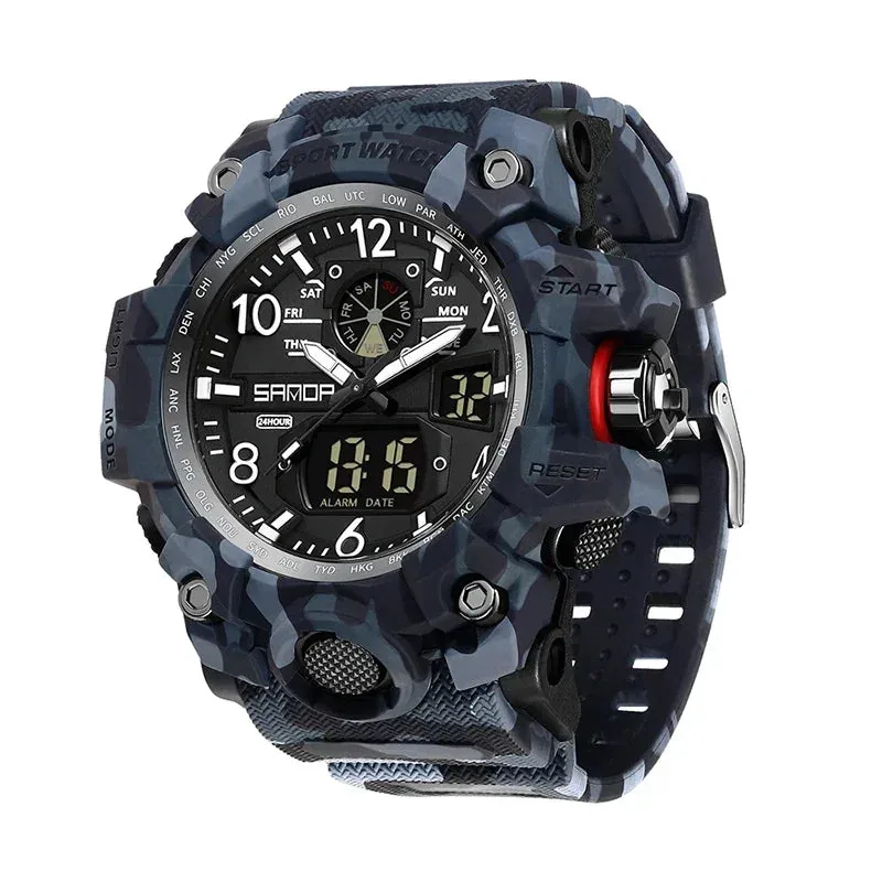 Camouflage LED Digital Watch