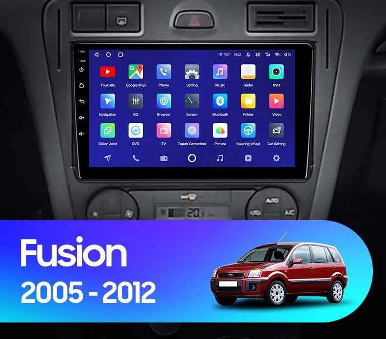 Car Dealz 10.2" Android 10.0 For Ford Fusion 1 2005 - 2012 In Dash Plus OEM Fascia