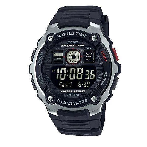 Casio AE-2000W-1B Black Resin Watch for Men