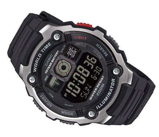 Casio AE-2000W-1B Black Resin Watch for Men