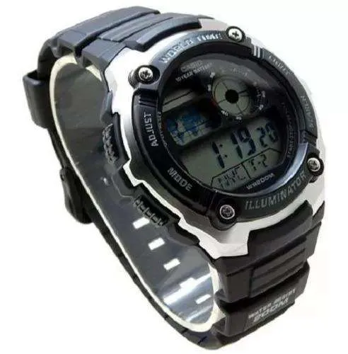 Casio AE-2100W-1A Black Resin Strap Watch for Men