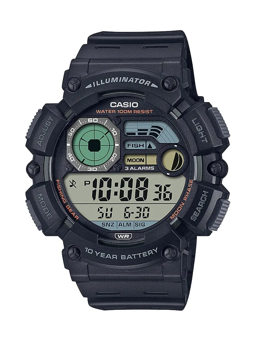 Casio Black Large Digital Watch WS1500H-1A