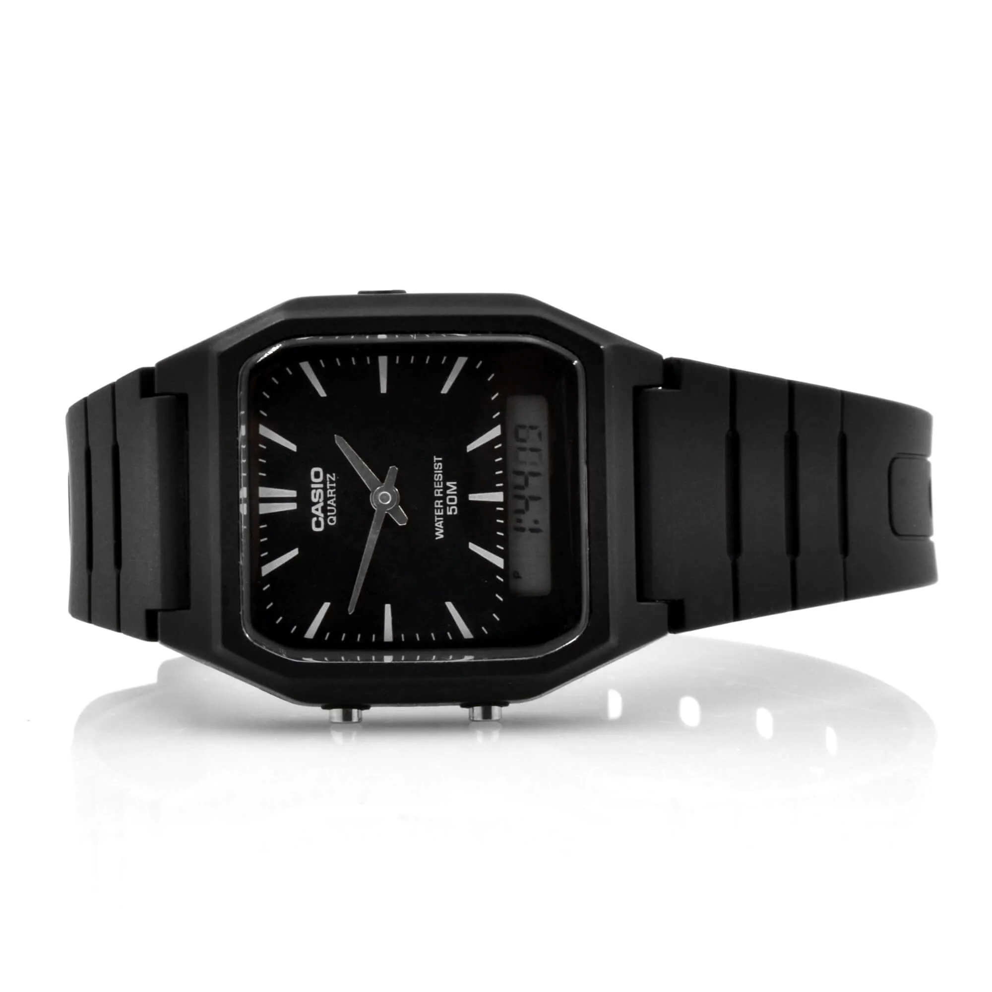 Casio Black Resin Case Black Band Watch | AW-48H-1E