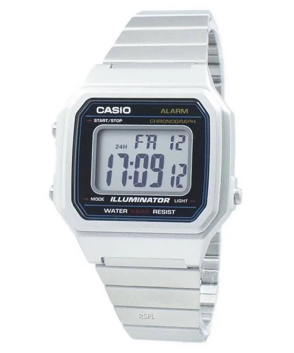 Casio Classic Vintage Illuminator Chronograph Alarm Digital B650WD-1A Unisex Watch