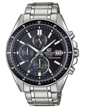 Casio Edifice EFSS510 Series Mens Watch - Chronograph - Black Dial - Stainless