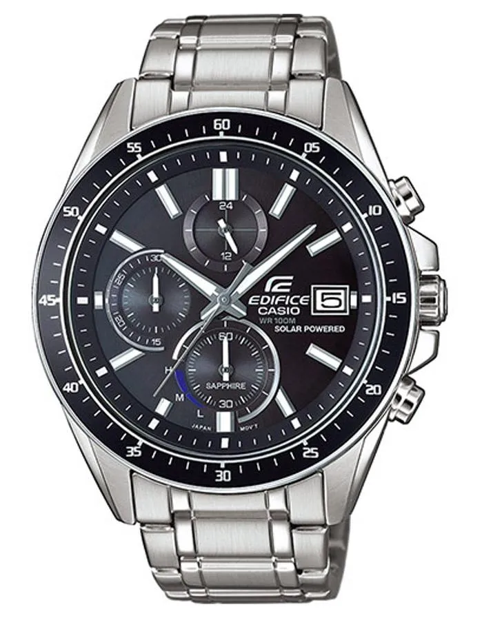 Casio Edifice EFSS510 Series Mens Watch - Chronograph - Black Dial - Stainless