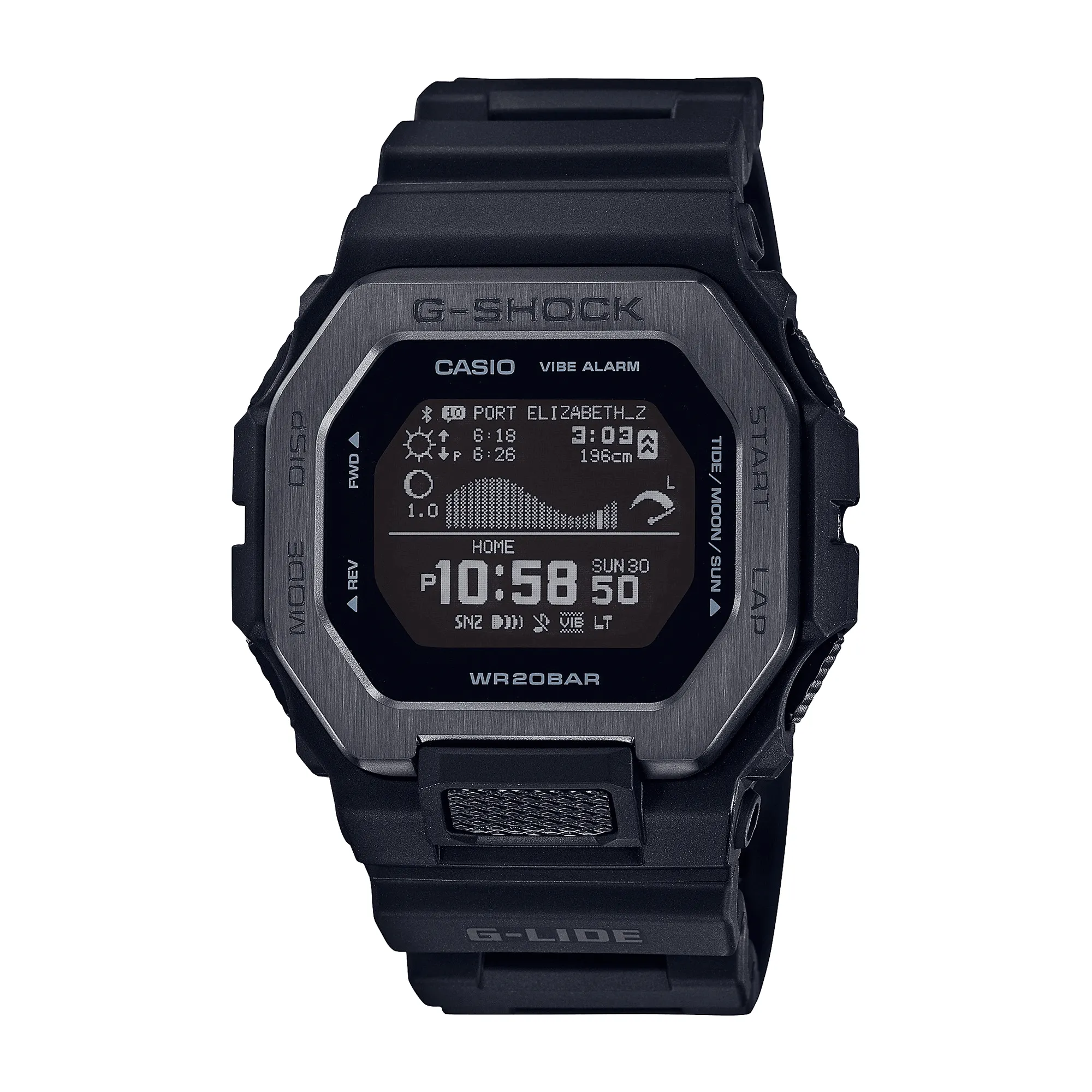 Casio G-LIDE Men's Resin Digital Sport LCD Watch GBX100NS-1D