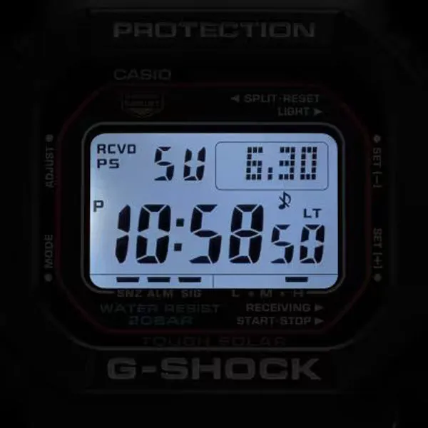 CASIO G-SHOCK Solar-Powered Quartz Black Men's Watch GW-M5610-1BER