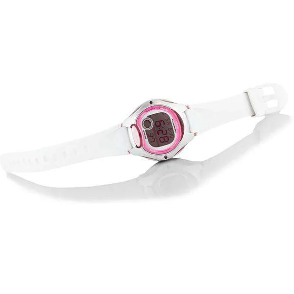 Casio LW-200-7A W White/Pink Resin Watch for Women