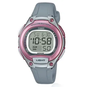 Casio LW-203-8AVDF Digital Gray Resin Strap Watch for Women