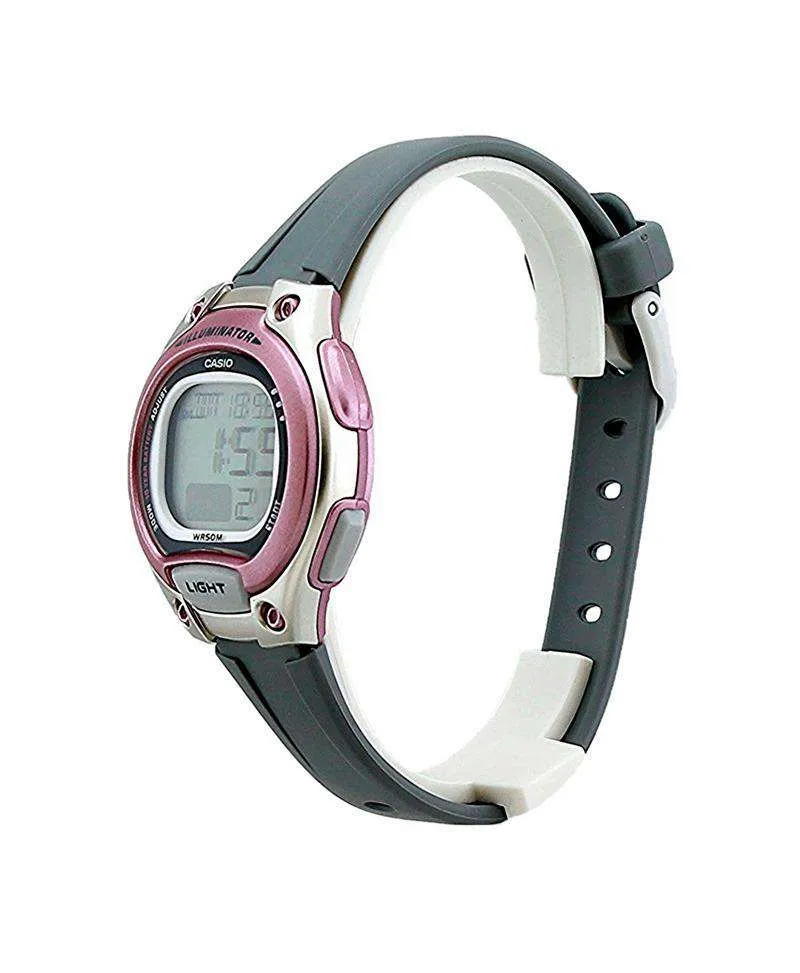 Casio LW-203-8AVDF Digital Gray Resin Strap Watch for Women