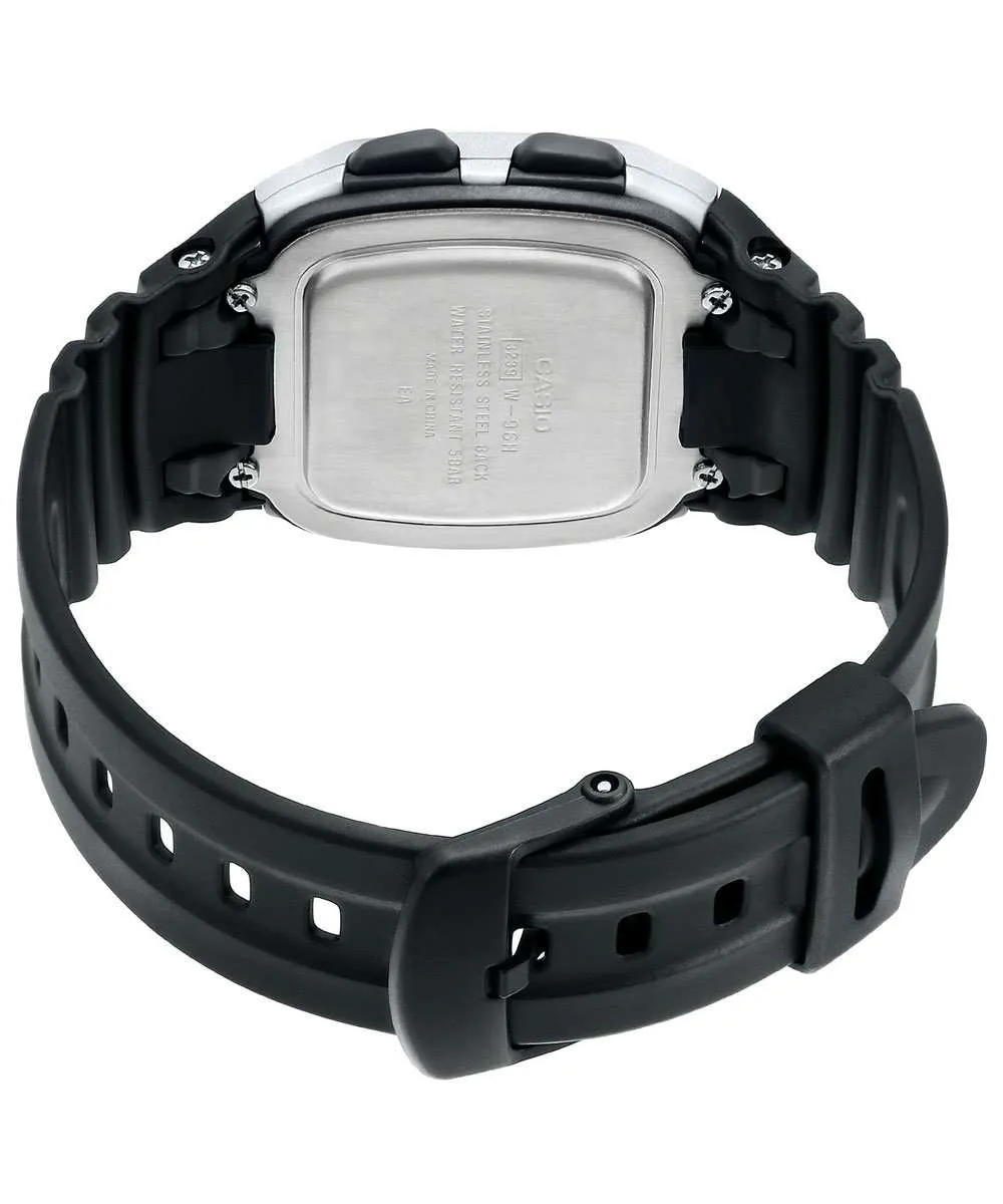 Casio W-96H-1AVDF  Black Resin Watch for Men and Women