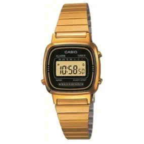 Casio Women's Classic Digital Gold Watch LA670WGA-1