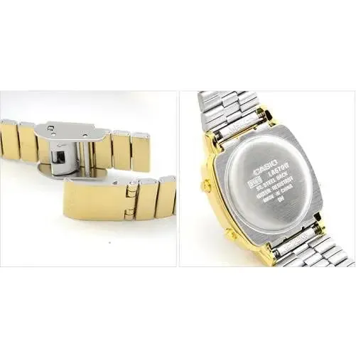 Casio Women's Classic Digital Gold Watch LA670WGA-1