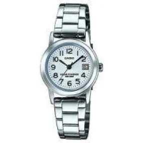 Casio Womens Easy-to-read Solar Stainless Steel Watch