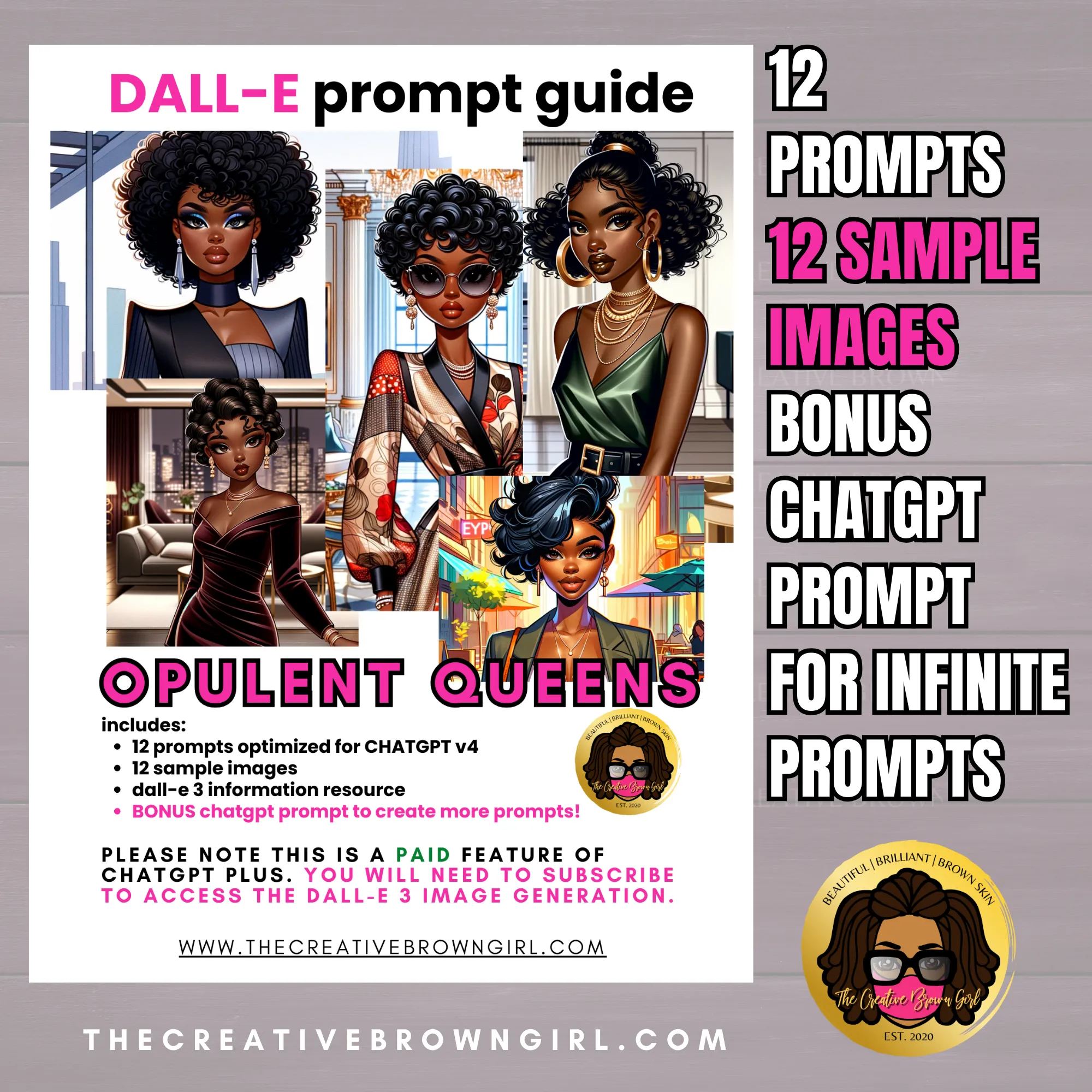 ChatGPT   DALL-E Prompt Guide - OPULENT QUEENS